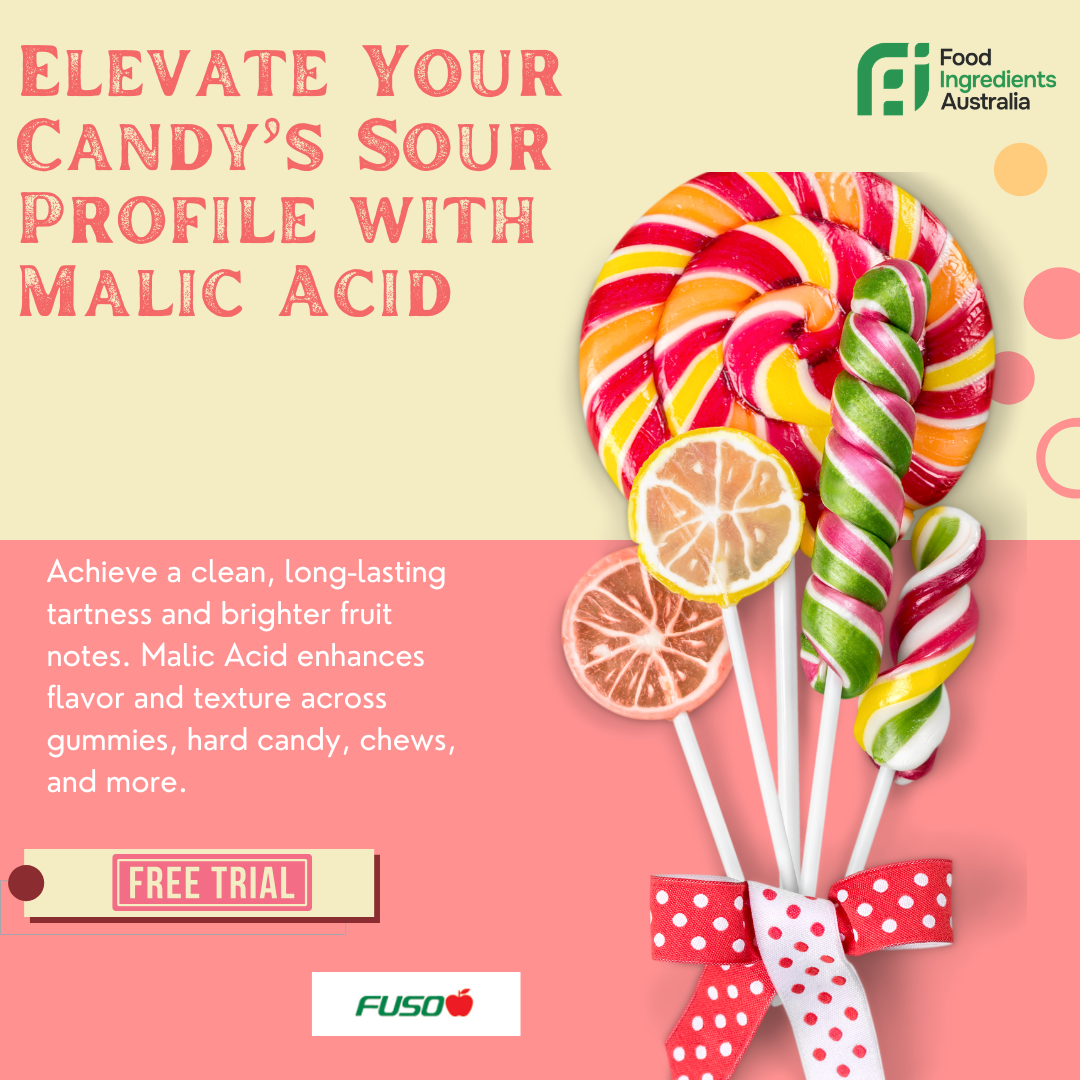 Malic Acid Powder E296 Australia | FUSO Japan Food Grade Acidulant for Bakery & Beverage Applications